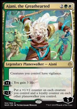 Ajani, the Greathearted - Ajani dal Cuore Grande - [WAR] [NM]