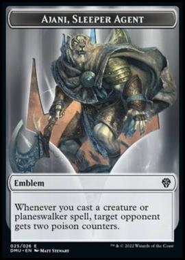 Ajani, Sleeper Agent Emblem - Ajani, Sleeper Agent Emblem - [XDMU] [NM]