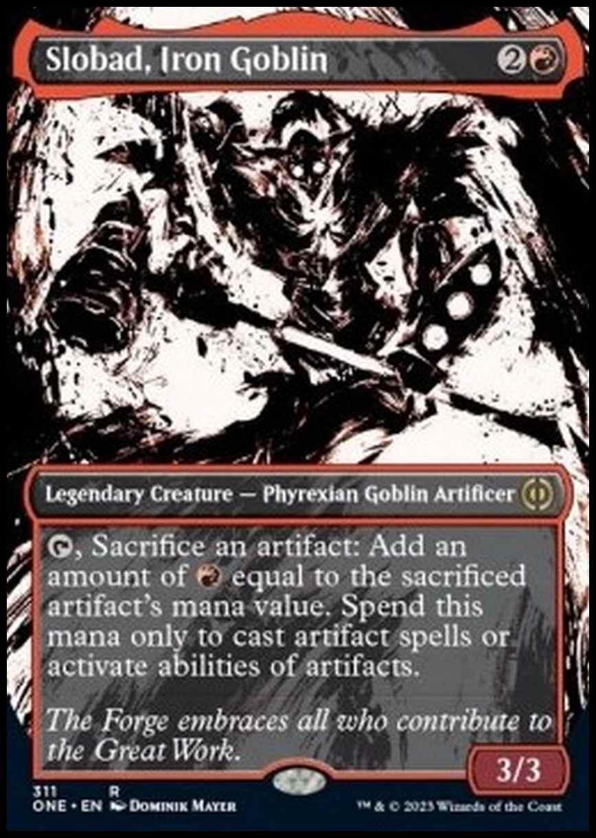 Slobad, Iron Goblin (V.1) - Slobad, Iron Goblin (V.1) - [XONE] [NM]