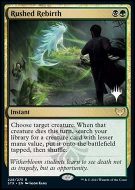 Rushed Rebirth (V.2) - Rinascita Affrettata (V.2) - [PSTX] [NM]
