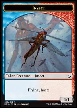 Insect Token (Blue and Red 1/1) - Insect Token (Blue and Red 1/1) - [HOU] [NM]