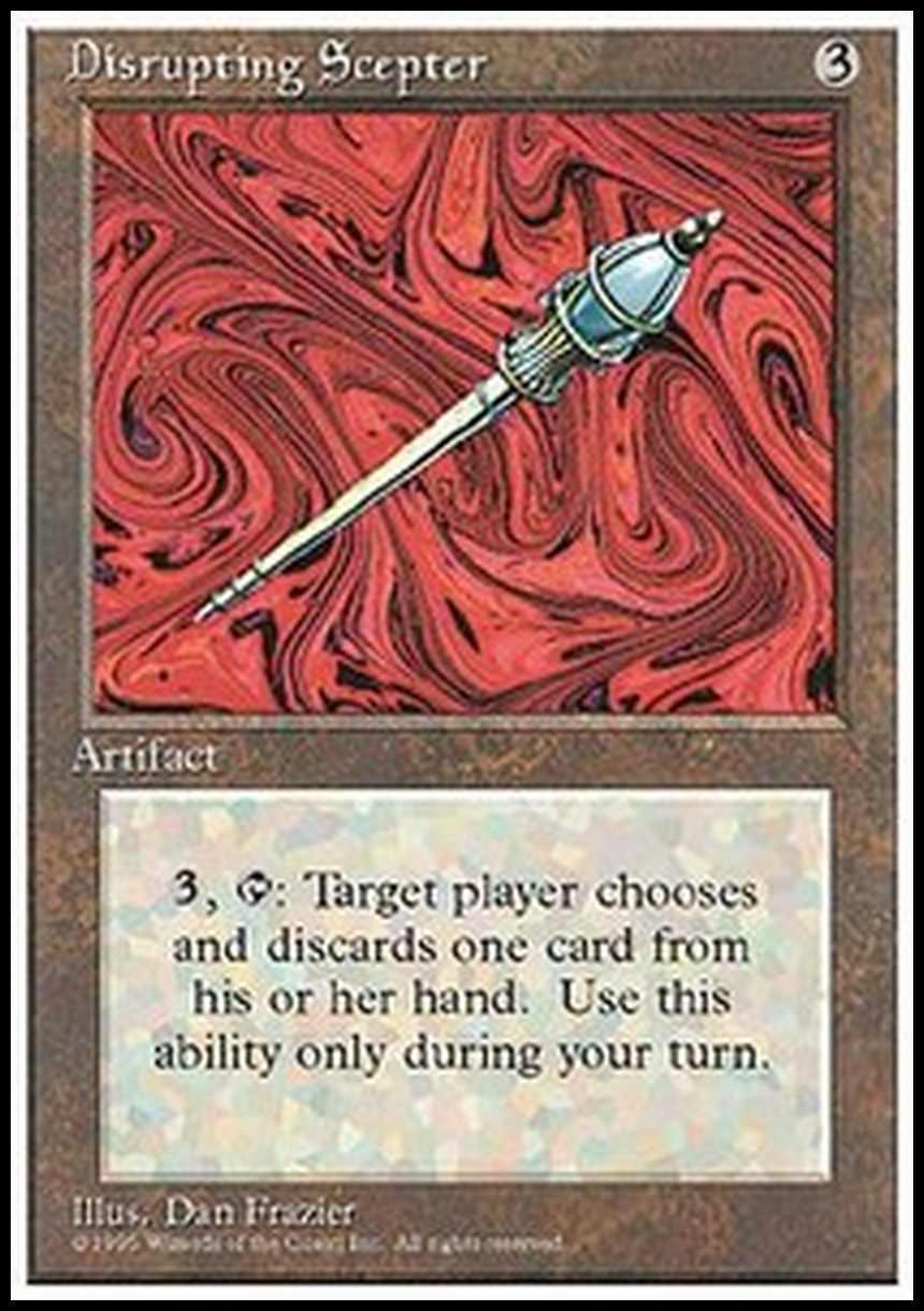 Disrupting Scepter - Disrupting Scepter - [4ED] [LP]