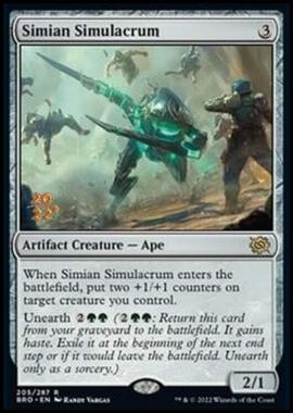 Simian Simulacrum (V.1) - Simulacro Primate (V.1) - [PBRO] [NM] [Foil]