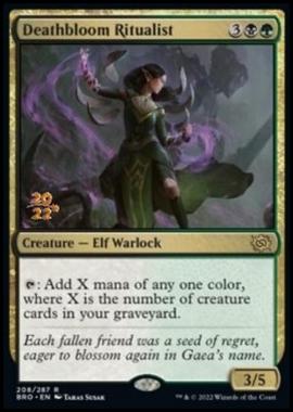 Deathbloom Ritualist (V.1) - Ritualista del Germoglio di Morte (V.1) - [PBRO] [NM] [Foil]