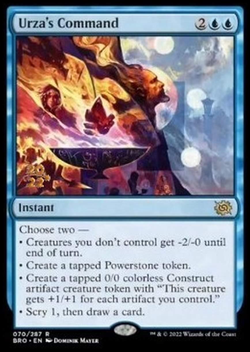 Urza's Command (V.1) - Comando di Urza (V.1) - [PBRO] [NM] [Foil]