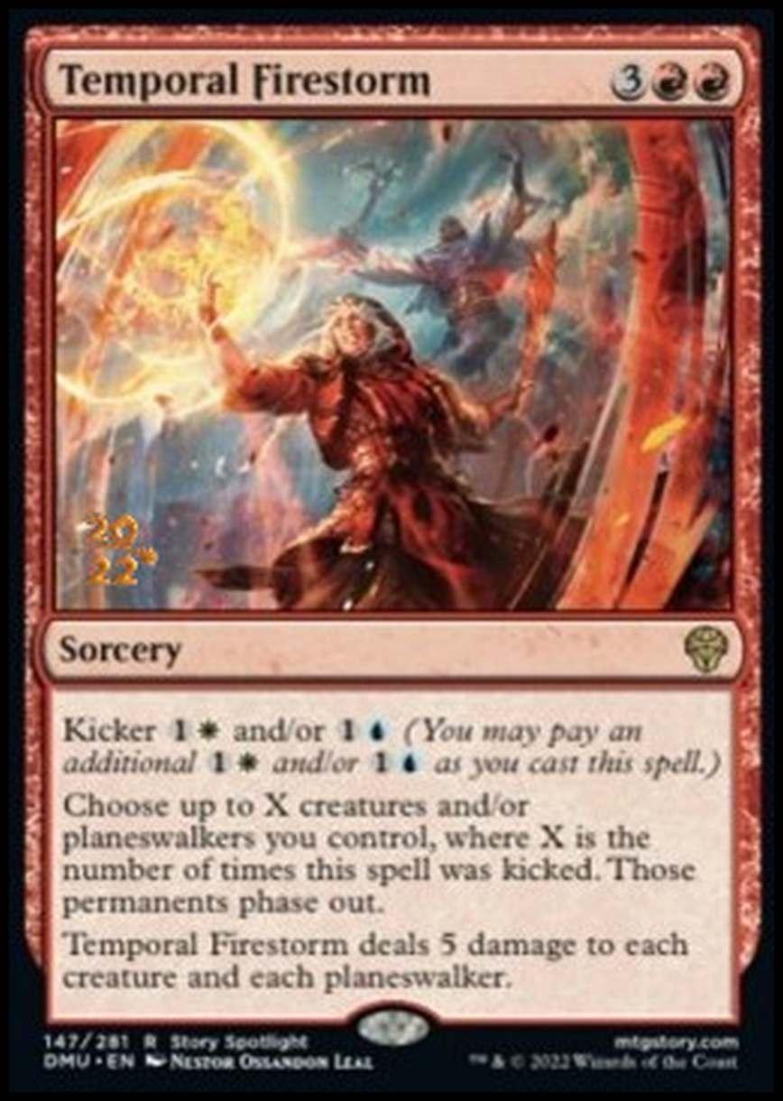 Temporal Firestorm (V.1) - Tempesta di Fuoco Temporale (V.1) - [PDMU] [NM] [Foil]