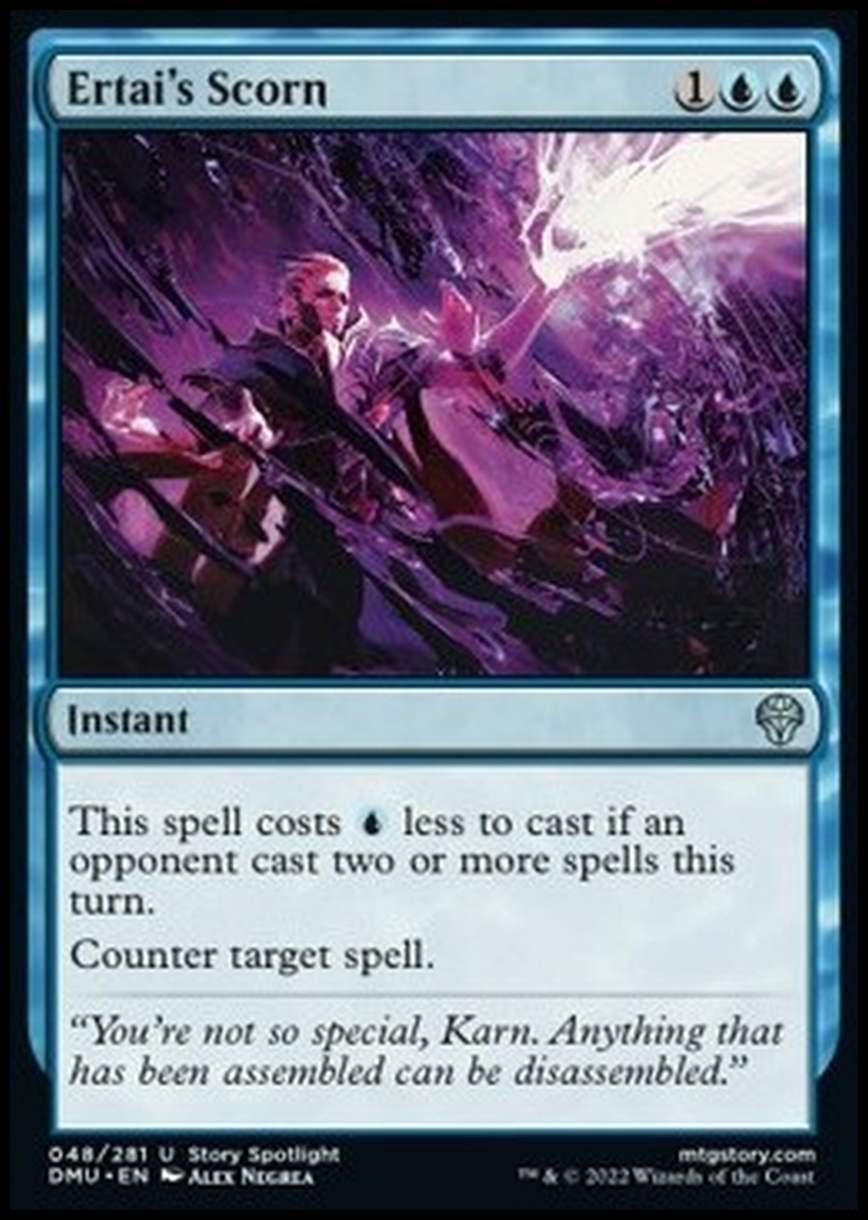 Ertai's Scorn - Ertai's Scorn - [DMU] [NM] [Foil]