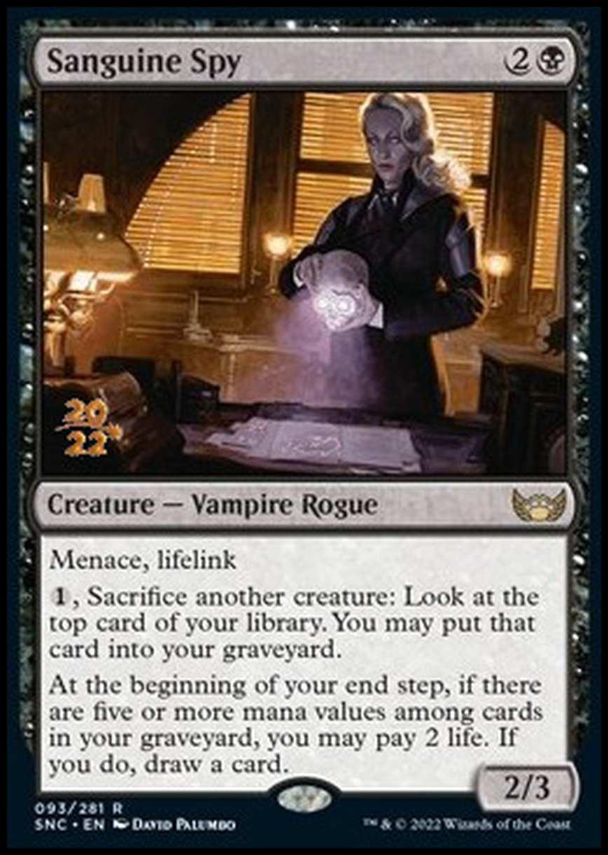 Sanguine Spy (V.1) - Spia Ottimista (V.1) - [PSNC] [NM] [Foil]
