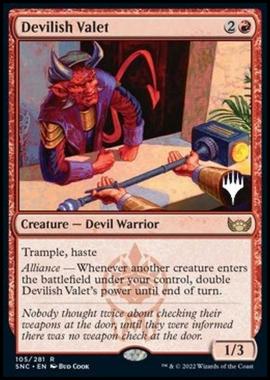 Devilish Valet (V.2) - Guardarobiere Diabolico (V.2) - [PSNC] [NM] [Foil]