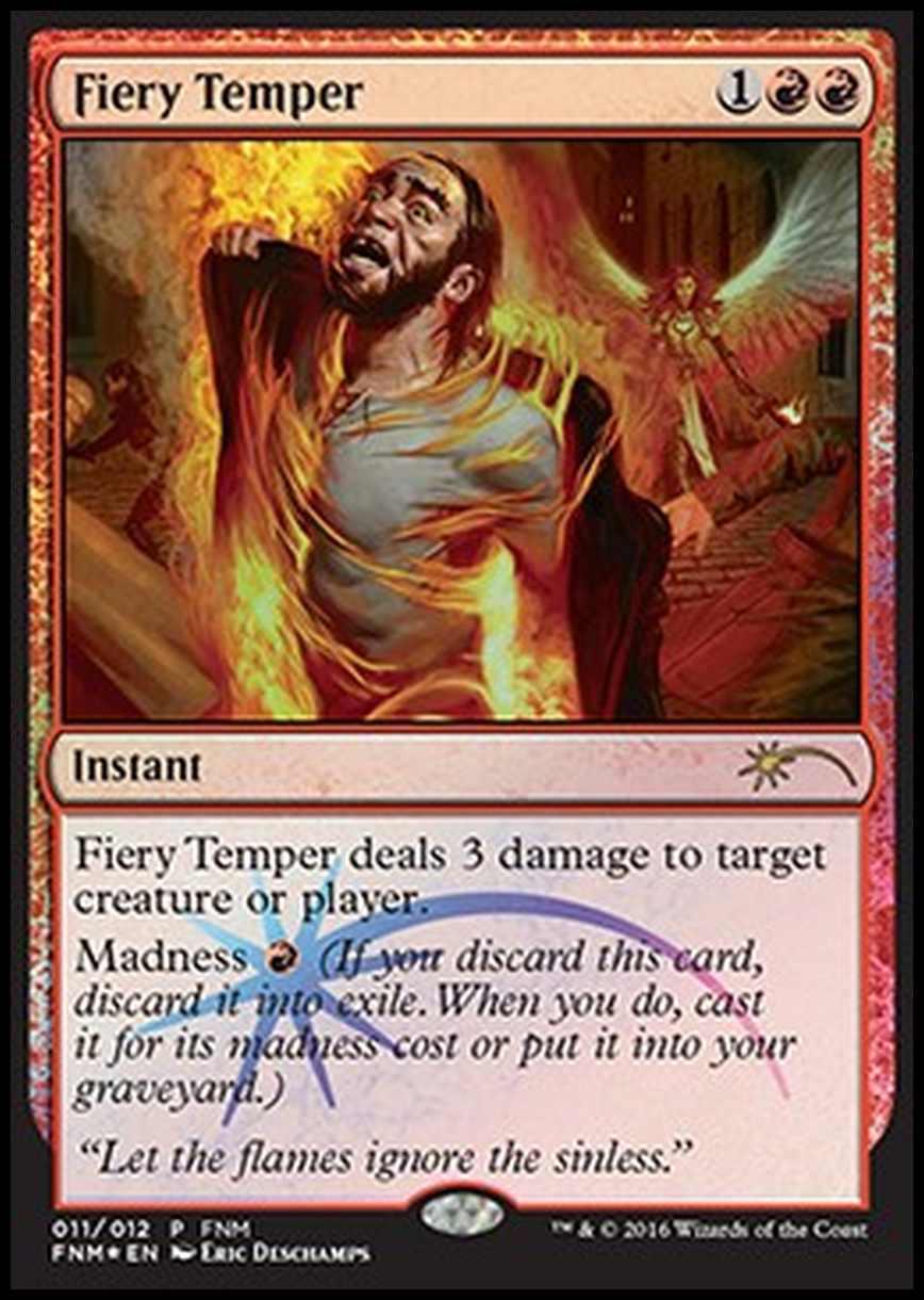 Fiery Temper - Temperamento Focoso - [FNM] [EX] [Foil]