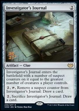 Investigator's Journal (V.1) - Diario dell'Investigatore (V.1) - [PVOW] [NM] [Foil]