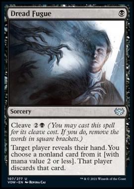 Dread Fugue - Fuga Terrificante - [VOW] [NM] [Foil]