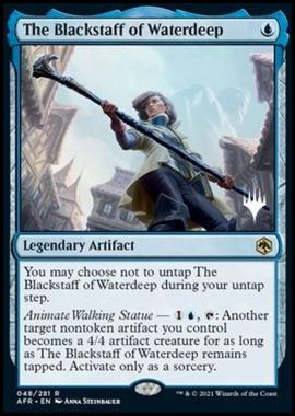 The Blackstaff of Waterdeep (V.2) - Il Bastone Nero di Waterdeep (V.2) - [PAFR] [NM] [Foil]