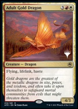 Adult Gold Dragon (V.2) - Drago d'Oro Adulto (V.2) - [PAFR] [NM] [Foil]