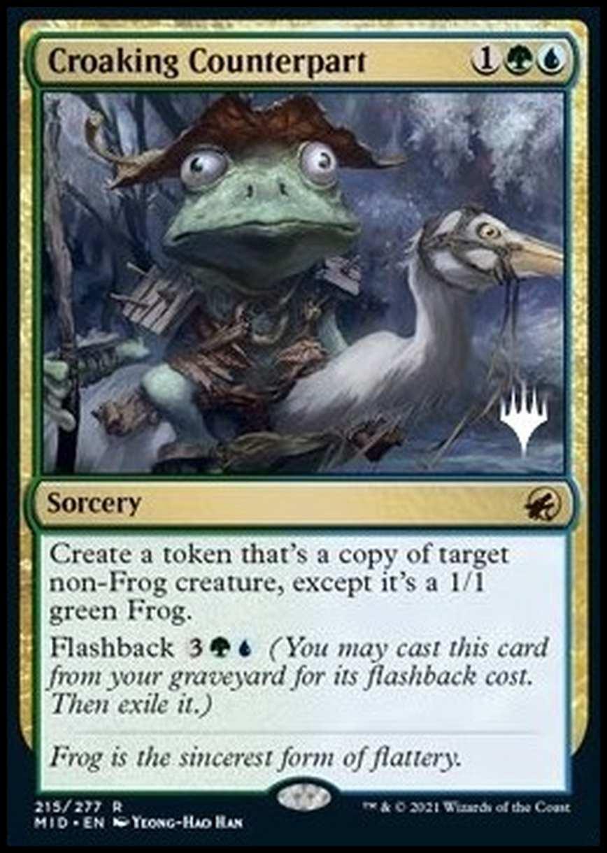 Croaking Counterpart (V.2) - Controparte Gracidante (V.2) - [PMID] [NM] [Foil]