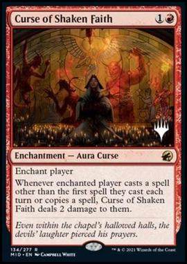 Curse of Shaken Faith (V.2) - Maledizione della Fede Incrinata (V.2) - [PMID] [NM] [Foil]