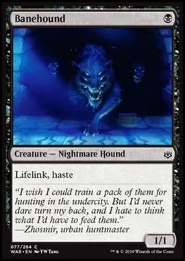 Banehound -  ¬ - [WAR] [NM] [Foil]