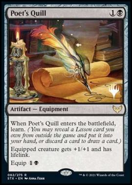 Poet's Quill (V.2) - Penna del Poeta (V.2) - [PSTX] [NM] [Foil]