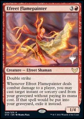 Efreet Flamepainter (V.2) - Efreet Dipingifuoco (V.2) - [PSTX] [NM] [Foil]