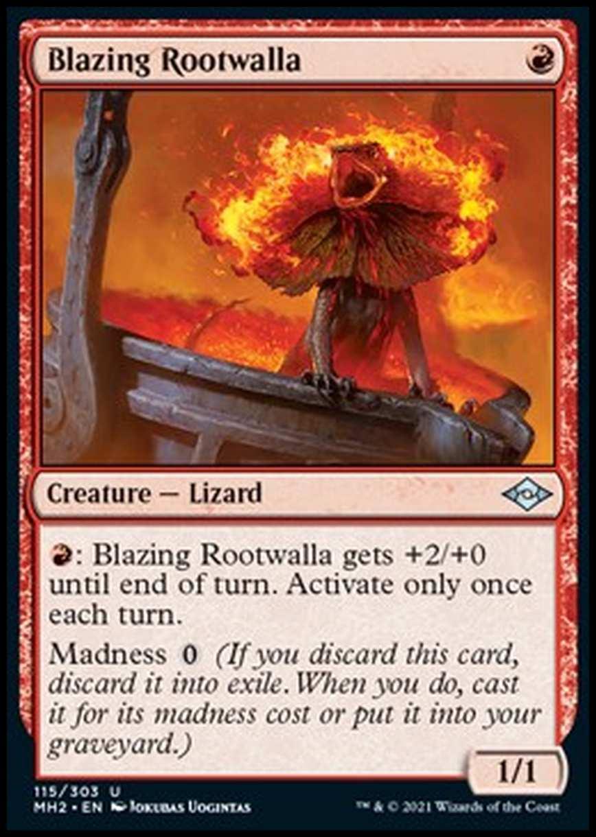 Blazing Rootwalla - Blazing Rootwalla - [MH2] [NM] [Foil]