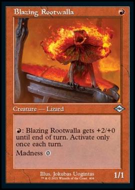 Blazing Rootwalla (V.1) - Blazing Rootwalla (V.1) - [XMH2] [NM]