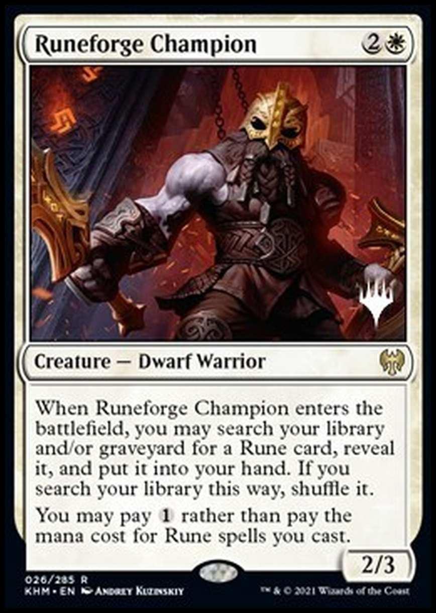 Runeforge Champion (V.2) - Campione Forgiarune (V.2) - [PKHM] [NM] [Foil]