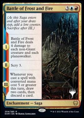 Battle of Frost and Fire (V.2) - Battaglia di Gelo e Fiamme (V.2) - [PKHM] [NM] [Foil]