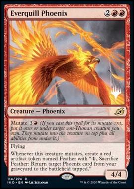 Everquill Phoenix (V.1) - Fenice della Piuma Eterna (V.1) - [PIKO] [EX] [Foil]