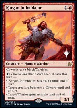 Kargan Intimidator (V.1) - Intimidatore di Karga (V.1) - [PZNR] [NM] [Foil]