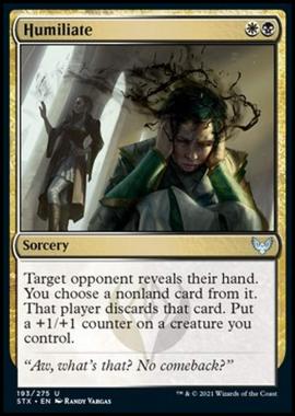 Humiliate - Avvilire - [STX] [NM] [Foil]
