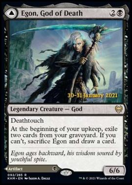 Egon, God of Death // Throne of Death - Egon, Dio della Morte // Trono della Morte - [PKHM] [NM] [Foil]