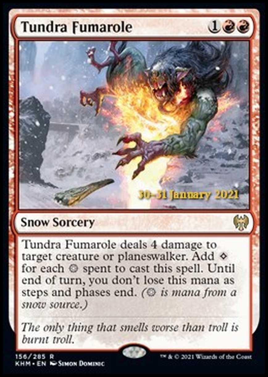 Tundra Fumarole (V.1) - Fumarola della Tundra (V.1) - [PKHM] [NM] [Foil]