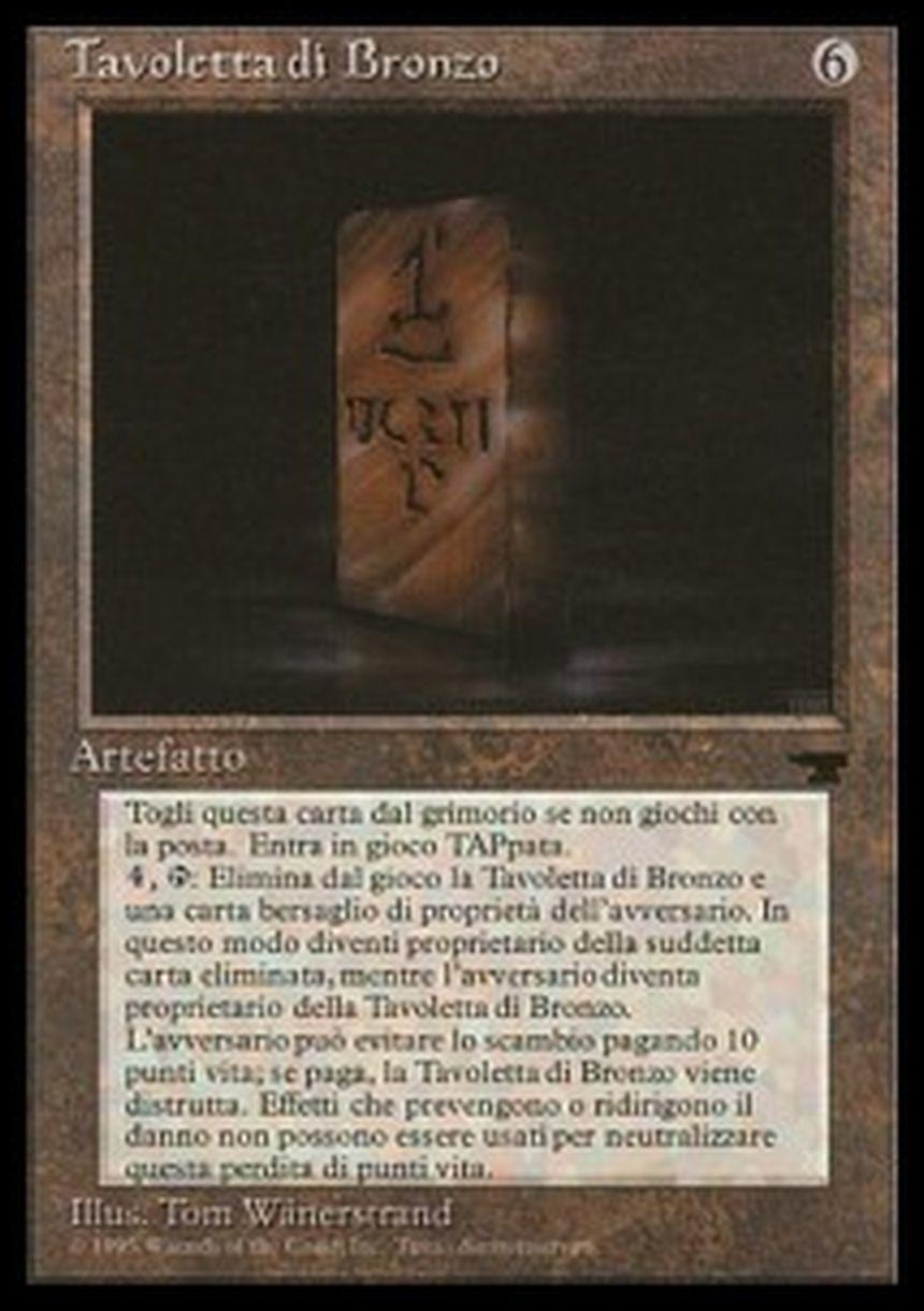 Bronze Tablet - Tavoletta di Bronzo - [RI] [LP]