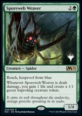 Sporeweb Weaver (V.1) - Tessitore di Telaspora (V.1) - [PM21] [NM] [Foil]