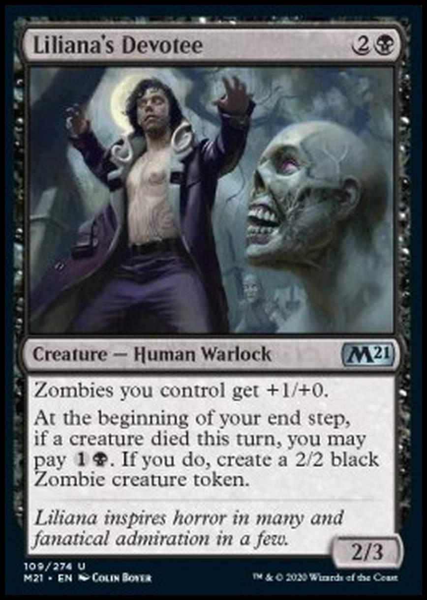 Liliana's Devotee - Devoto di Liliana - [M21] [NM] [Foil]