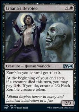 Liliana's Devotee - Devoto di Liliana - [M21] [NM] [Foil]