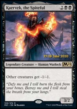 Kaervek, the Spiteful (V.2) - Kaervek, l'Astioso (V.2) - [PM21] [NM] [Foil]