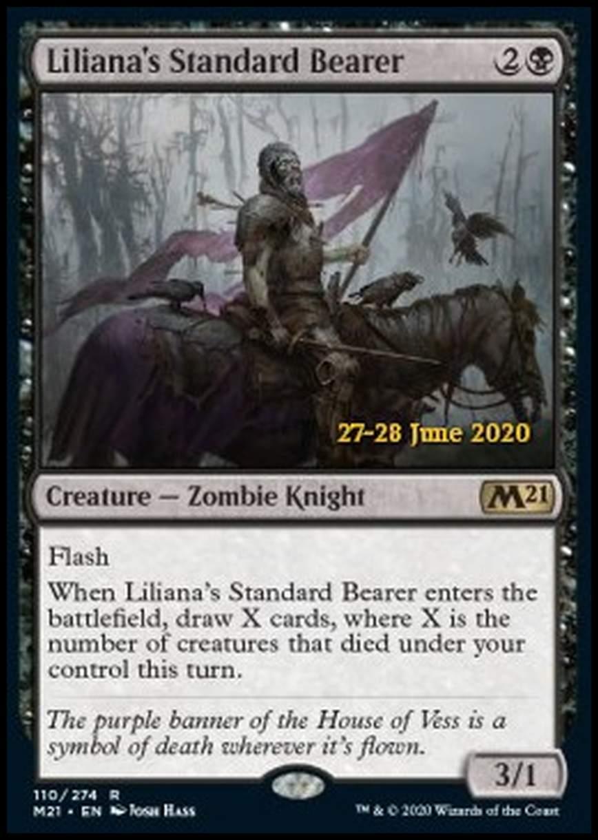 Liliana's Standard Bearer (V.2) - Alfiere di Liliana (V.2) - [PM21] [NM] [Foil]