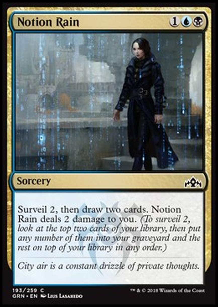 Notion Rain - Pioggia di Nozioni - [GRN] [NM] [Foil]