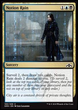 Notion Rain - Pioggia di Nozioni - [GRN] [NM] [Foil]