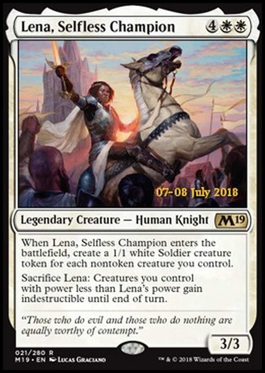 Lena, Selfless Champion - Lena, Campionessa Altruista - [PM19] [NM] [Foil]