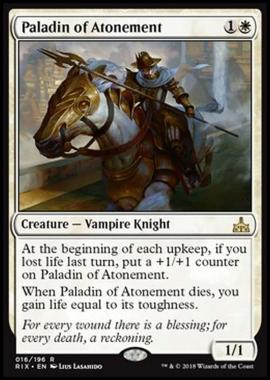 Paladin of Atonement - Paladin of Atonement - [RIX] [NM] [Foil]