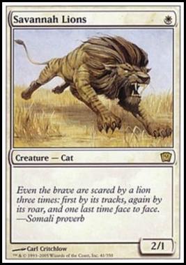 Savannah Lions - Leoni della Savana - [9ED] [EX]