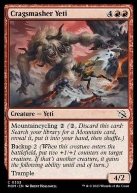 Cragsmasher Yeti - Cragsmasher Yeti - [XMOM] [NM] [Foil]