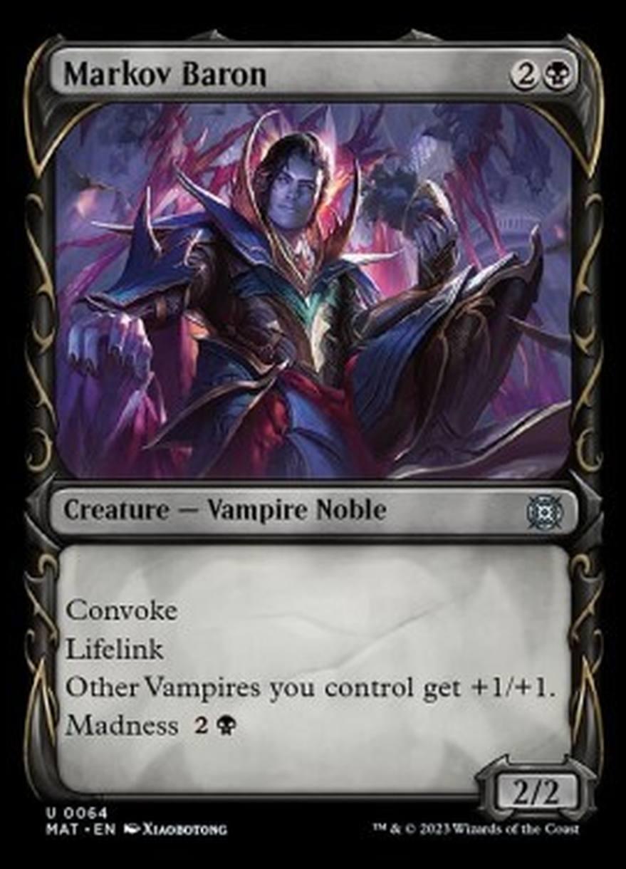 Markov Baron (V.1) - Markov Baron (V.1) - [XMAT] [NM] [Foil]
