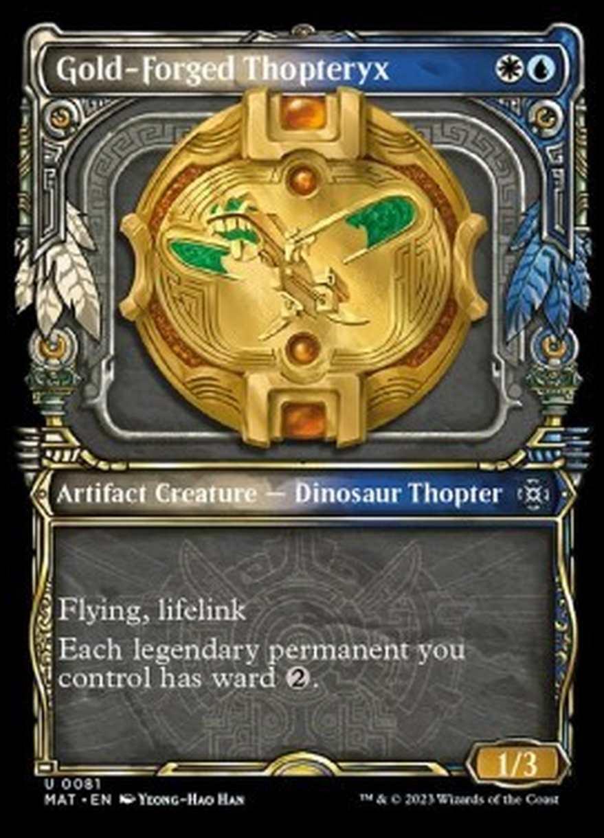 Gold-Forged Thopteryx (V.1) - Gold-Forged Thopteryx (V.1) - [XMAT] [NM] [Foil]