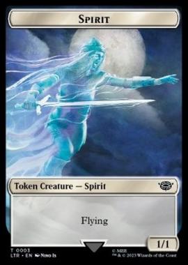 Spirit Token (W 1/1) // Food Token (V.3) - Spirit Token (W 1/1) // Food Token (V.3) - [XLTR] [NM] [Foil]