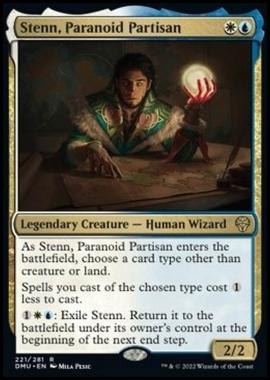 Stenn, Paranoid Partisan - Stenn, Paranoid Partisan - [DMU] [NM] [Foil]