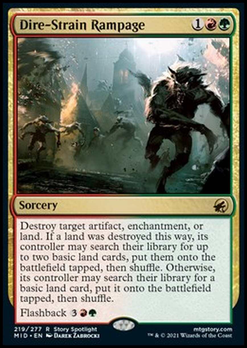 Dire-Strain Rampage - Dire-Strain Rampage - [MID] [NM] [Foil]