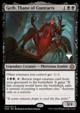 Geth, Thane of Contracts (V.2) - Geth, Thane of Contracts (V.2) - [PONE] [NM] [Foil]